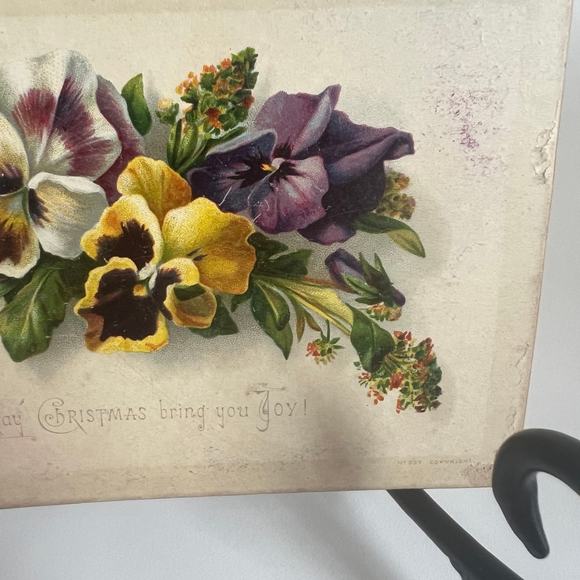 Pansy antique postcard - Picture 8 of 10